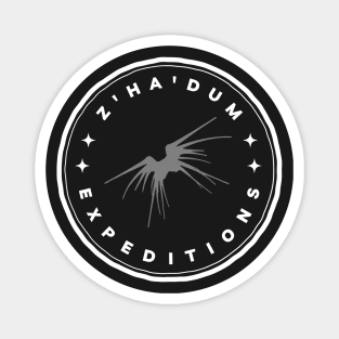 Z'ha'dum Expeditions - Black - Sci-Fi Magnet